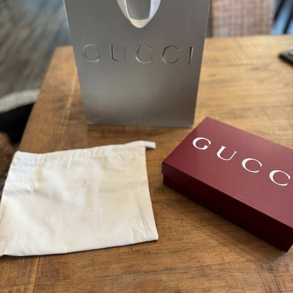 GG Marmont bi-color wallet on chain - Picture 5 of 5